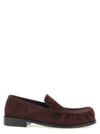 Bordeaux Calfskin Slip-On Loafers