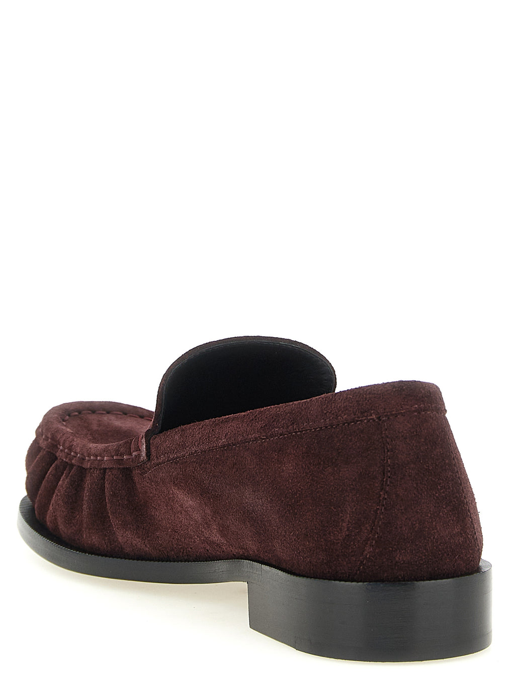 Bordeaux Calfskin Slip-On Loafers