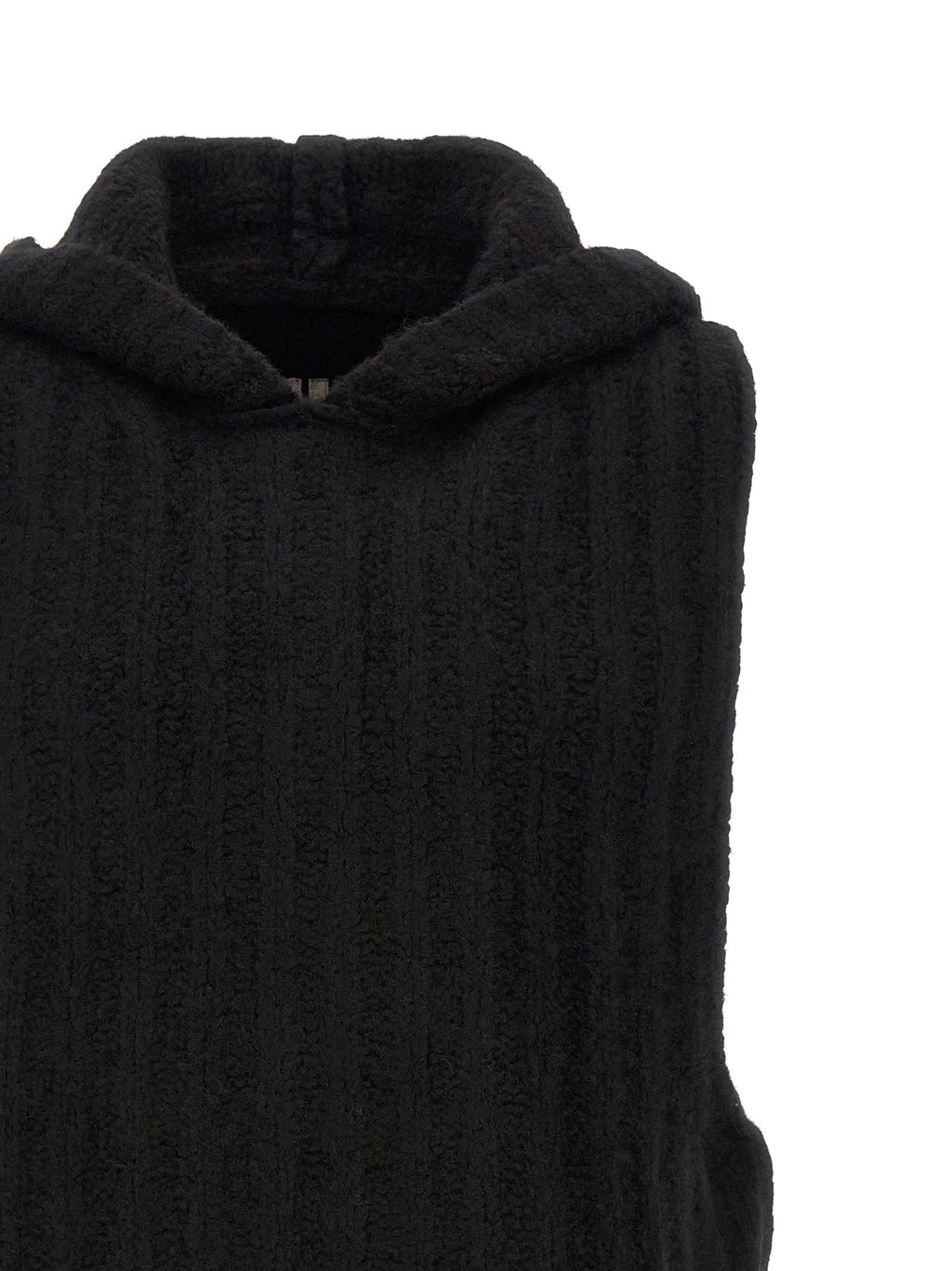 Black Cashmere Sleeveles Sweater