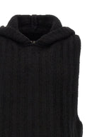 Black Cashmere Sleeveles Sweater