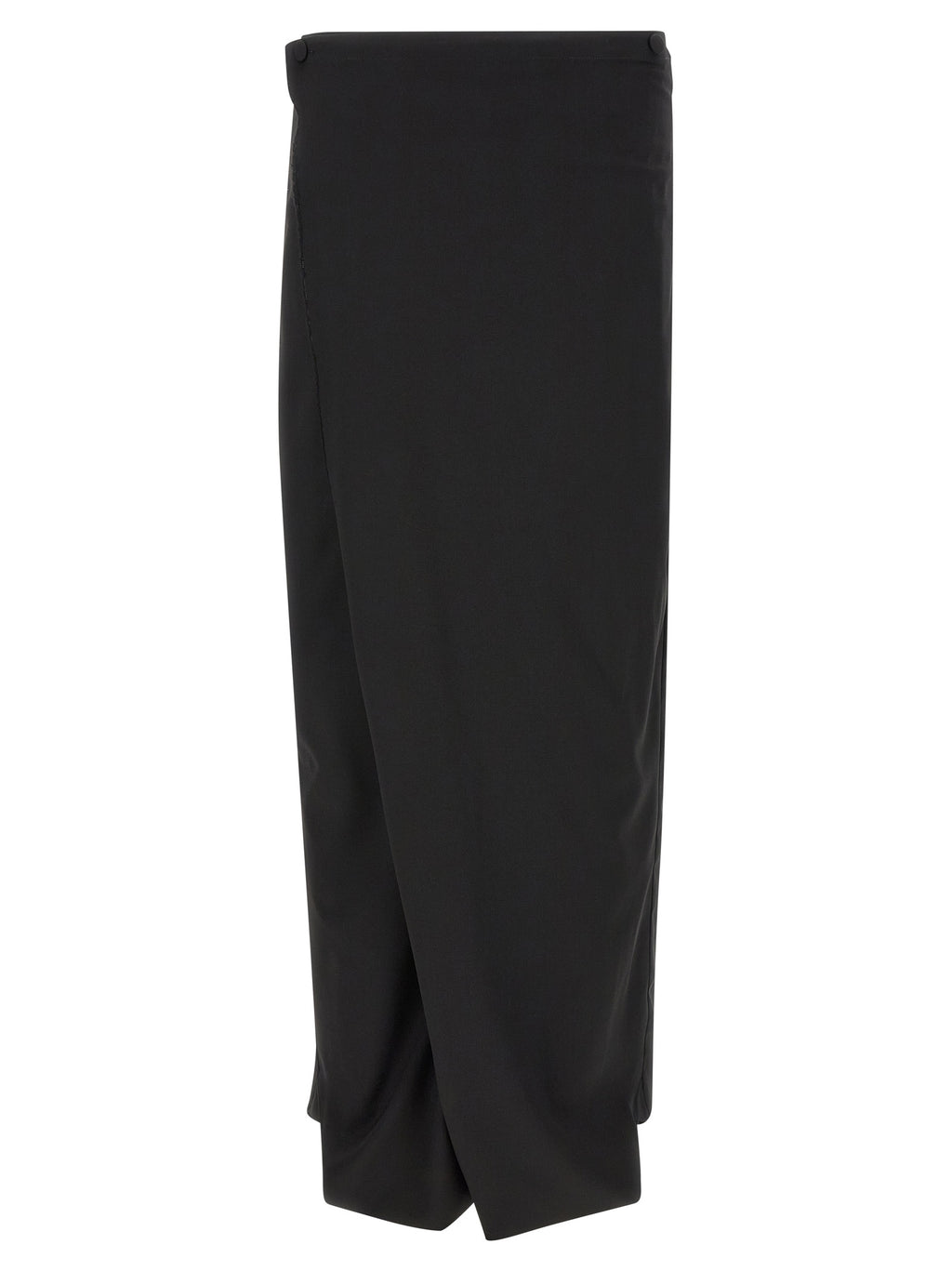 Black Virgin Wool Dress Pants