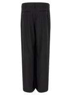 Black Virgin Wool Dress Pants