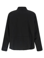 Black Virgin Wool Full-Length Jacket