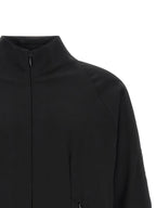 Black Virgin Wool Full-Length Jacket
