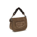 Brown Goatskin Shoulder Bag