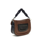 Multicolor Goatskin Shoulder Bag