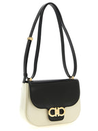 Bicolor Calfskin Crossbody Bag