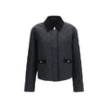Black Cotton Full-Length Jacket