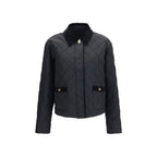 Black Cotton Full-Length Jacket