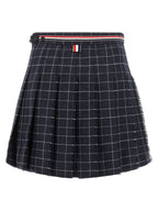 Blue Wool Long Skirt