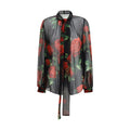 Black Silk Blouse