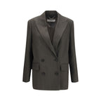 Bicolor Viscose Blazer