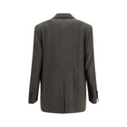 Bicolor Viscose Blazer