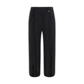 Black Wool Oves Aries Joggers (Workout Pants)