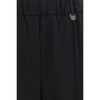 Black Wool Oves Aries Joggers (Workout Pants)