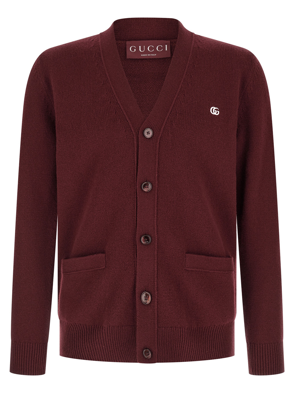Bordeaux Cashmere Cardigan