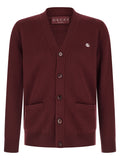 Bordeaux Cashmere Cardigan