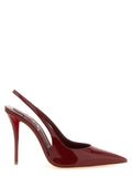Red Calfskin High Heel Pumps