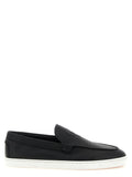 Black Calfskin Slip-On Loafers