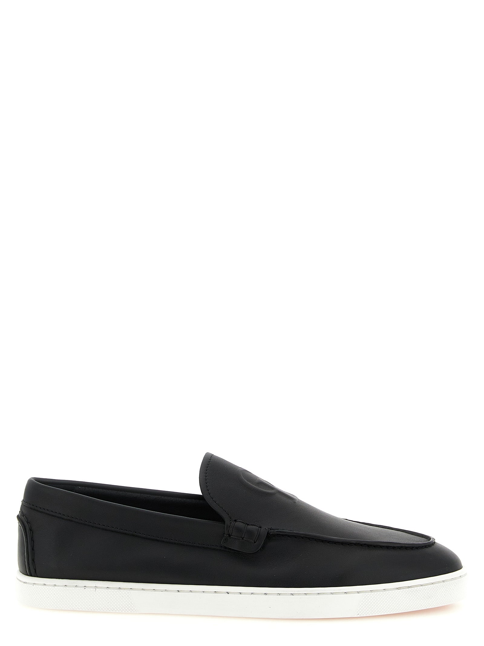 Black Calfskin Slip-On Loafers