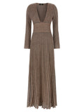 Multicolor Viscose Long Dress