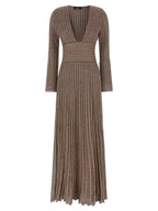 Multicolor Viscose Long Dress