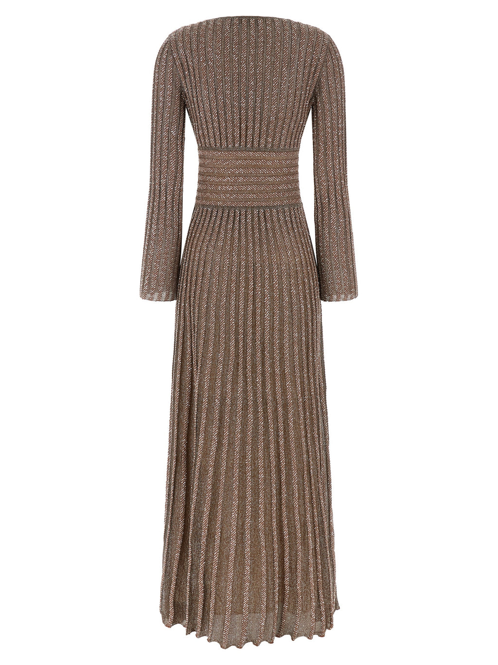 Multicolor Viscose Long Dress