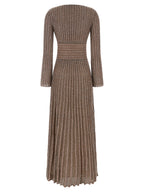 Multicolor Viscose Long Dress