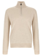 Beige Cashmere Sweatshirt