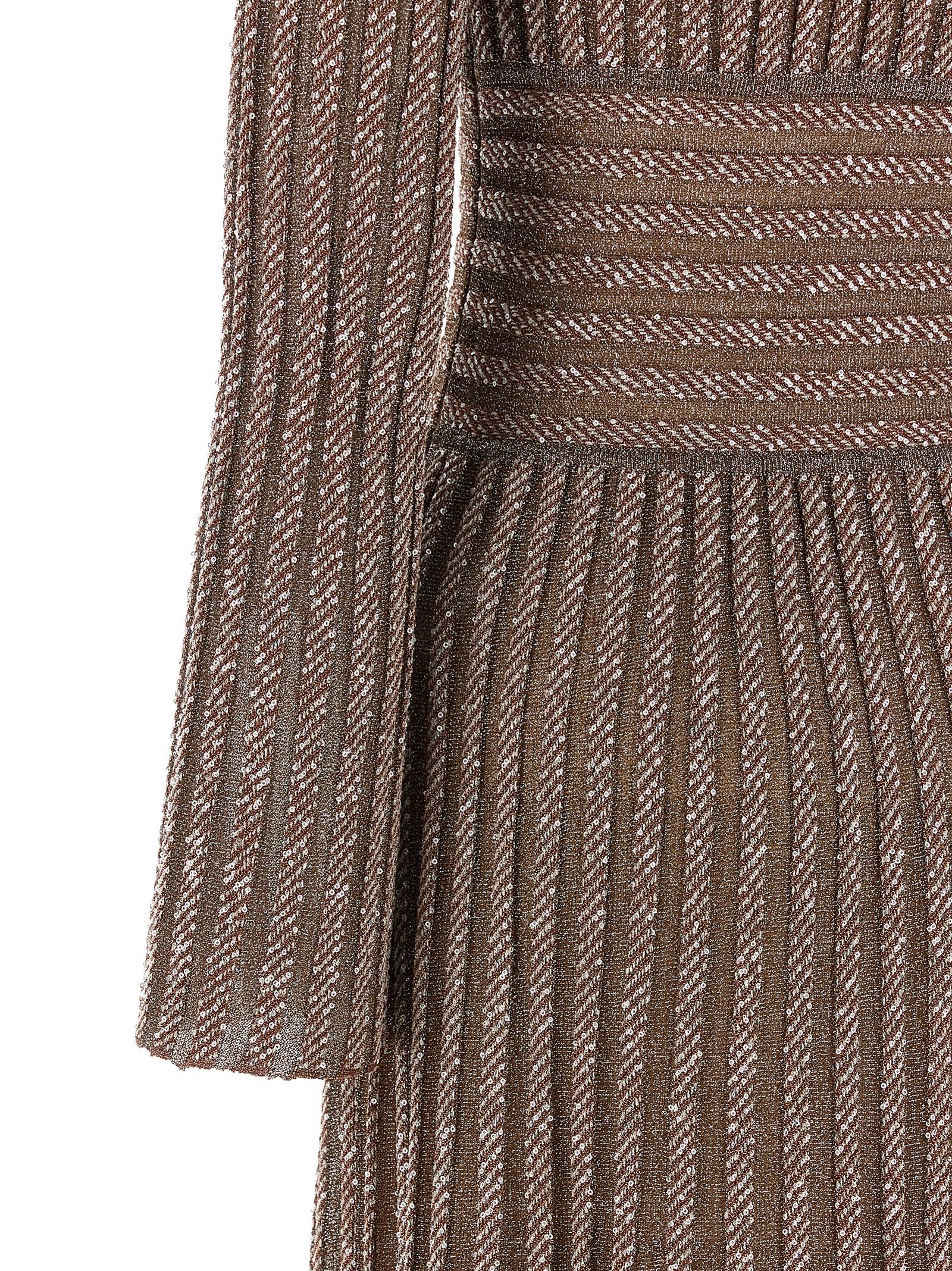 Multicolor Viscose Long Dress