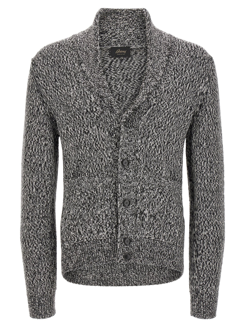 Bicolor Wool Cardigan