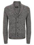Bicolor Wool Cardigan