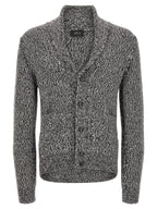Bicolor Wool Cardigan