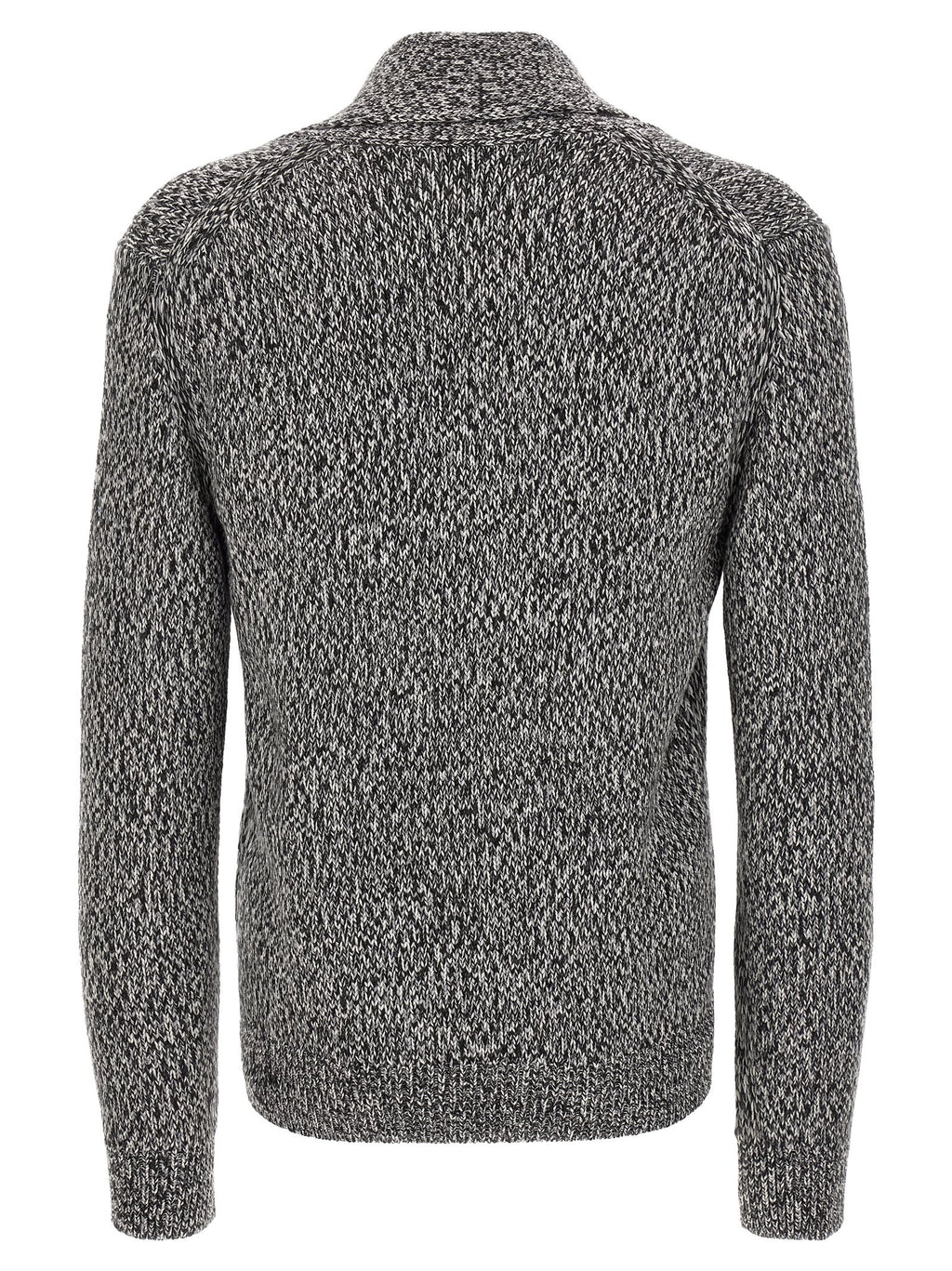 Bicolor Wool Cardigan