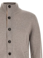 Beige Cashmere Cardigan