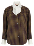 Brown Cotton Blouse