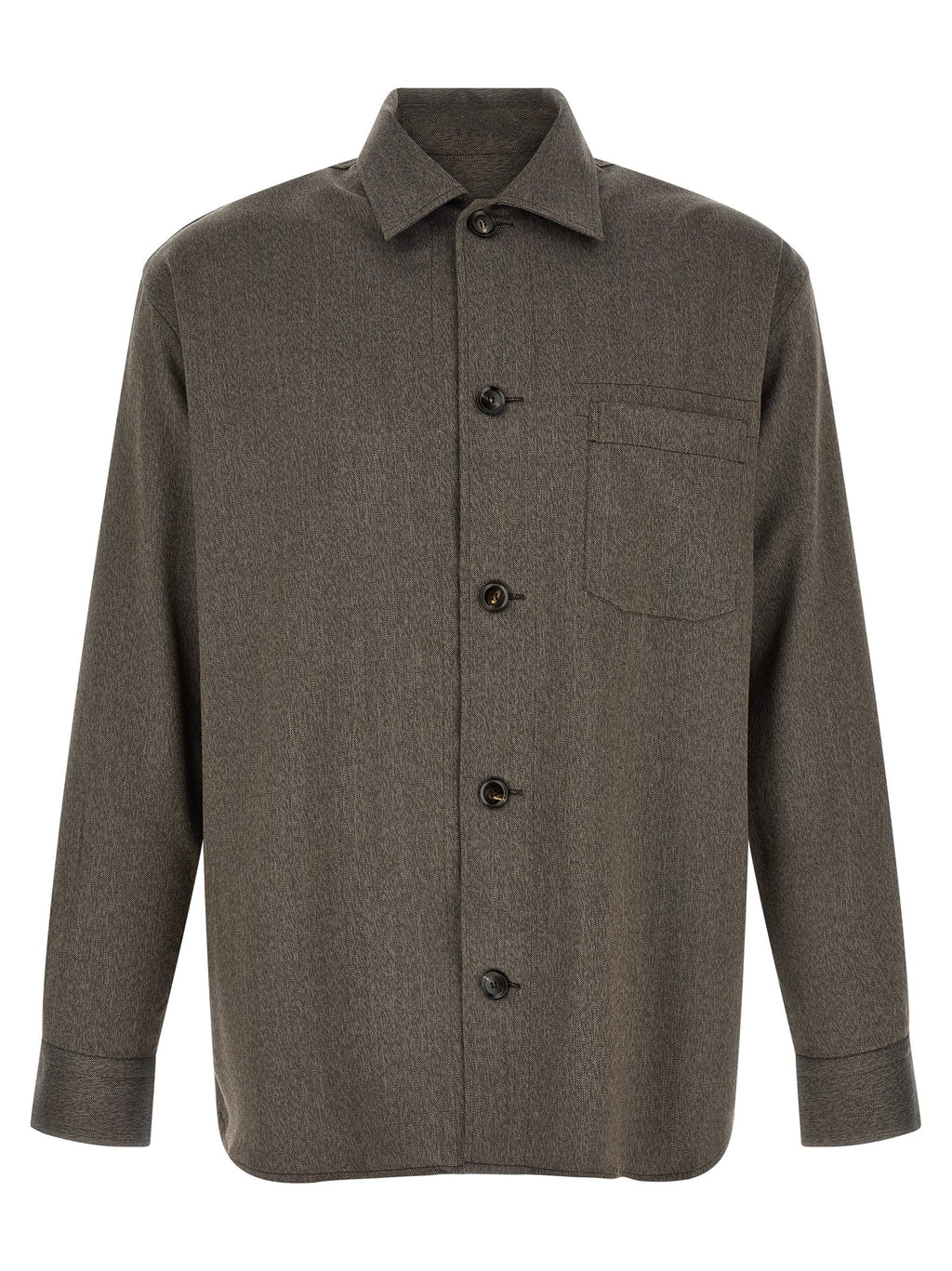 Brown Wool Blouse