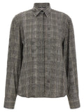 Gray Viscose Blouse