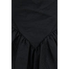 Black Cotton Casual Dress