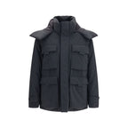 Black Goose Down Shell Jacket