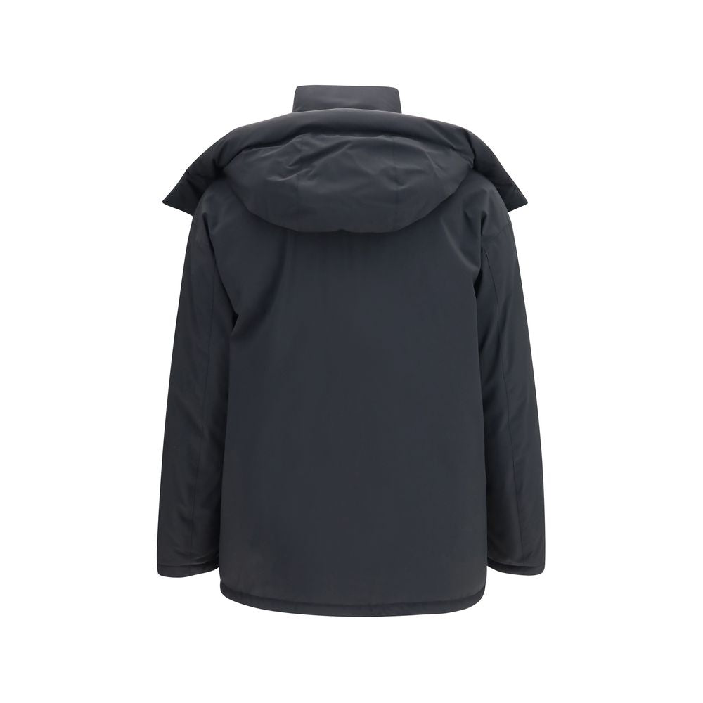 Black Goose Down Shell Jacket