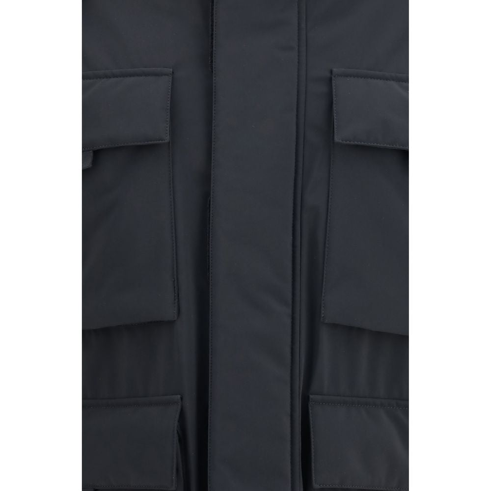 Black Goose Down Shell Jacket