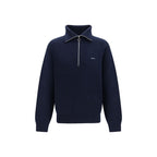 Blue Wool Oves Aries Polo Shirt
