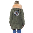 Green Cotton Women Jacket