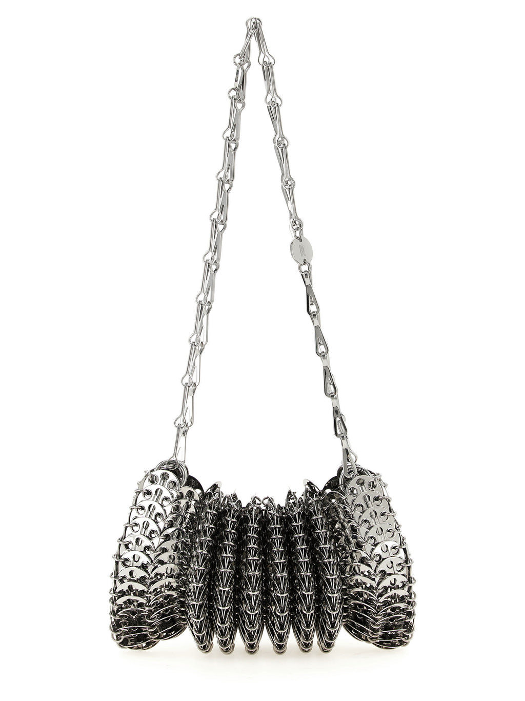 Silver Stainless Steel Shoulder Bag