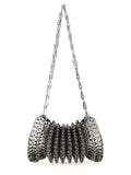 Silver Stainless Steel Shoulder Bag