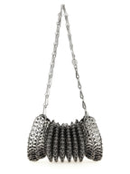 Silver Stainless Steel Shoulder Bag