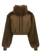 Bicolor Virgin Wool Bomber