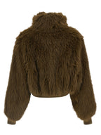 Bicolor Virgin Wool Bomber
