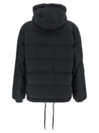 Black Cotton Full-Length Jacket
